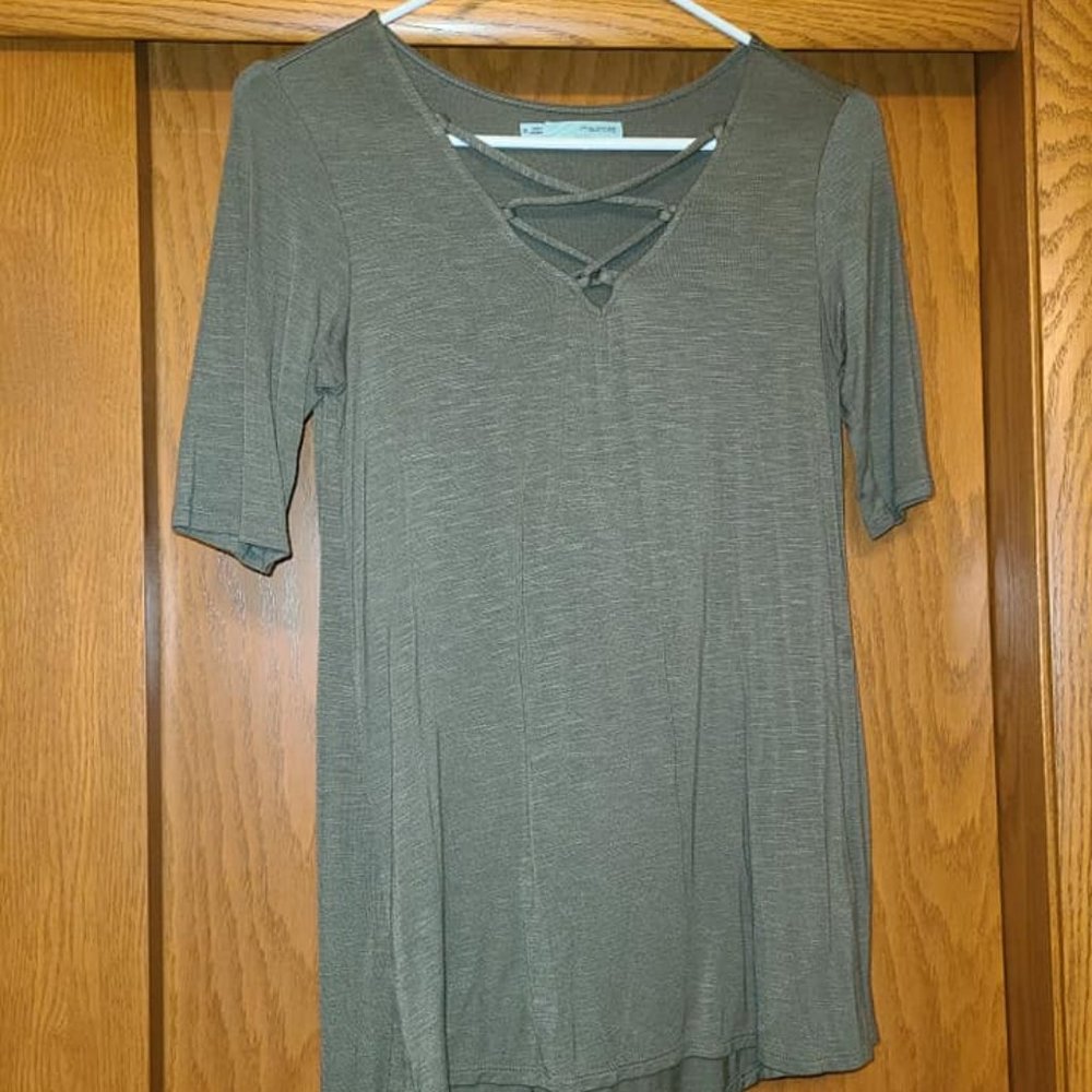 Olive Green Every Day Tee